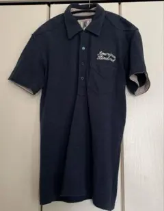 刺繍入りネイビーポロシャツ サイズ3のサムネイル