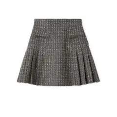 【新品】SNIDEL サイドプリーツツイードミニスカート