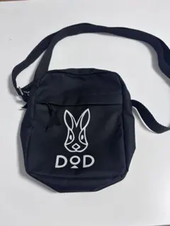 DOD ウサギロゴ ショルダーバッグ ブラック
