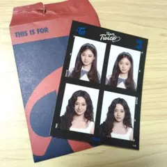 TWICE THIS IS FOR ポップアップ 証明写真 ツウィ