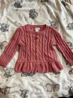 【Ralph Lauren】新品タグ付き　ピンクカーディガン