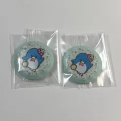 サンリオ 刺繍缶バッジ タキシードサム 2個セット