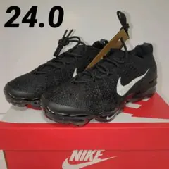 24.0 ナイキ NIKE エア ヴェイパーマックス ブラック 超軽量！新品✨