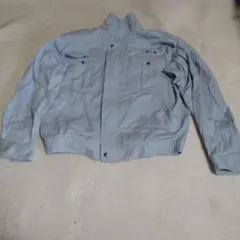 ライトブルー 襟付きジャケット Lサイズ