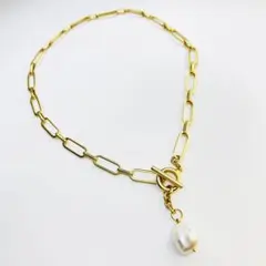美品♪ TODAYFUL トゥデイフル パール チェーン ネックレス.のサムネイル