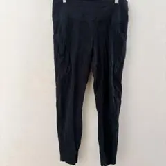Member's Mark【L】レギンス ブラック レディース パンツ 無地 黒