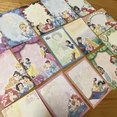 ディズニープリンセス　ミニメモレター　お裾分け