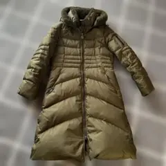 FILA ゴルフ　レディースロングダウンジャケット　オリーブグリーン