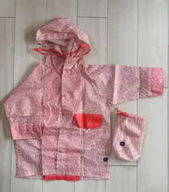 DADWAY ダッドウェイ　レインコート 90cm 収納袋付き