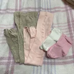 【美品】H&M ベビータイツ ソックス4点セット