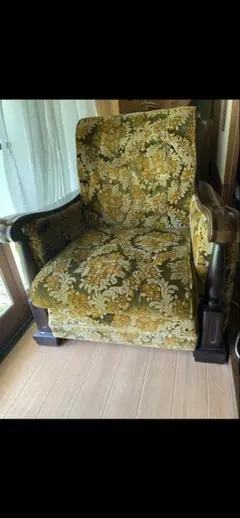 オールドカリモク old karimoku 金華山 アンティーク 1人掛けソファ
