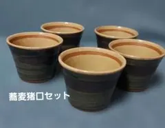 陶芸 蕎麦猪口 5客セット 陶器 和食器のサムネイル