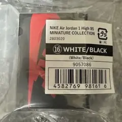 WHITE BLACK NIKE Air Jordan 1 Highガチャ