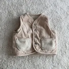 アプレレクール　ベビーベスト ベージュ