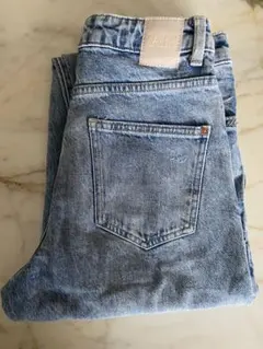 ZARA ライトブルーハイウエストデニム 36