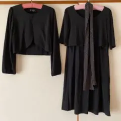 マタニティ　フォーマル　黒　ブラック　ワンピース　スーツ　授乳口　入学式入園式