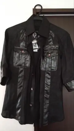 【新品】希少 A.S.M ブラック 半袖シャツ