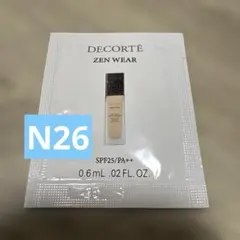 コスメデコルテ ゼンウェアグロウ ファンデーション N26 サンプル