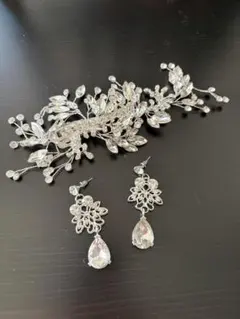 ウェディング　アクセサリー　3点セット