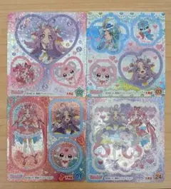 名探偵プリキュア　シール　カレー　4枚　丸美屋
