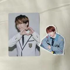 【匿名配送】藤原丈一郎 HARD WORK トレカ・シール2点セット