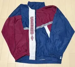 【激レア】UMBRO ジップアップ ナイロンジャケット M
