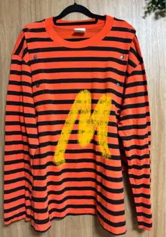 【美品】H&M ストライプ 長袖Tシャツ M