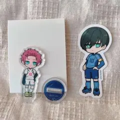 ブルーロック アクスタ＆ステッカー DAISO