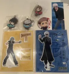 呪術廻戦 アクリルスタンド6点セット三輪霞五条悟伏黒恵 虎杖悠仁 DIYシリーズ