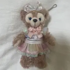 ダッフィー＆フレンズ 20周年 カラフルハピネス シェリーメイ ぬいぐるみバッジ