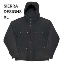 SIERRA DESIGNS XL ブラック マウンテンパーカー ロクヨンクロス
