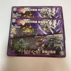 デュエマ 支配の邪道 獄鬼夜城/欲望の邪道 ニガ=アブシューム