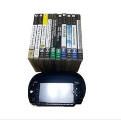 PSP-3000 本体 ブラック ソフト10本セット まとめ売り