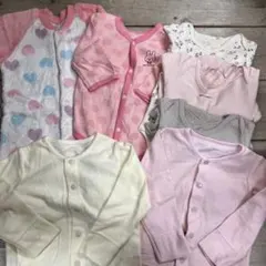 女の子 ロンパース 肌着 カーディガン まとめ 秋 冬 80 12-10