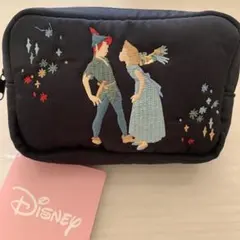 【新品未使用】Disney ピーターパン 刺繍ポーチ