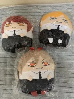 イ*パ様 チェンソーマンころっとクッション　3体セット　マキマ　デンジ　パワー