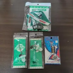 野球グッズ ストラップ 根付 ネックストラップ4点セット　オールスター 日米野球