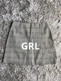 GRL グレンチェックスカート