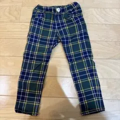 ムージョンジョン チェック柄パンツ　110センチ