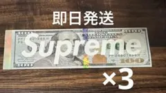 Supreme Franklin box logoステッカー×3枚
