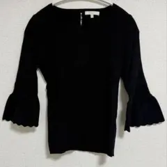 PROPORTION BODY DRESSING フレア袖ニット