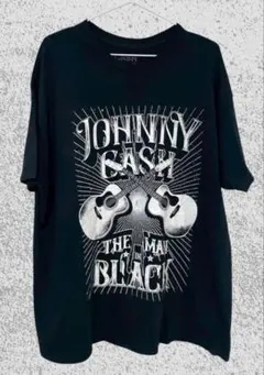 ジョニー・キャッシュ Tシャツ 黒 Tシャツ メンズ 半袖 JOHNNY CASH ジョニー・キャッシュ カントリー
