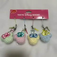 ディズニー　ミニーストラップ セット