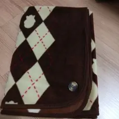 アーガイル柄デザインブランケット