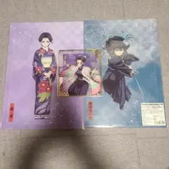 鬼滅の刃　アニプレックスくじ　クリアファイルセット3枚　胡蝶しのぶクリア色紙