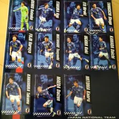 日本代表選手トレーディングカード11枚セット