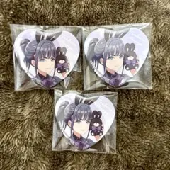 学マス GiGO ハート缶バッジ 燕