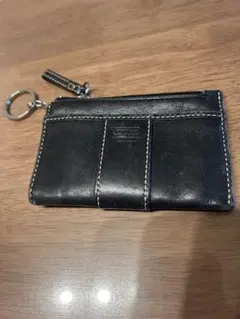 COACH レザー キーケース ブラックのサムネイル