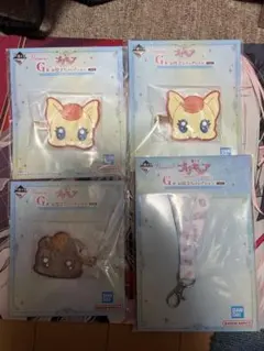 プリキュア一番くじG賞お役立ちコレクション《ヘアクリップ、ストラップ》