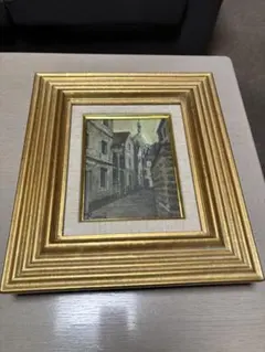 赤い舟】油彩画 井田繁作ベネチアの - メルカリ